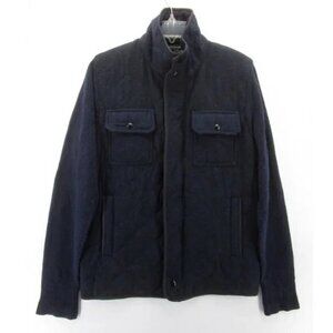 Banana Republic Jacket Medium Wool Sweater Quilted Coat Shacket